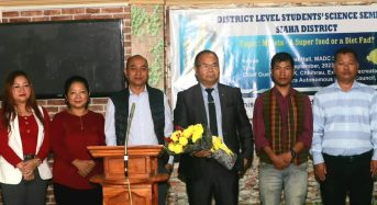 Puhpa K. Chhihrau, Executive Secretary, MADC ta District Level Science Seminar, 2023 hmâkhei