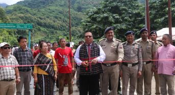 Shri M. Laikaw, CEM, MADC inaugurated KPT Road constructed by 71 RCC/24 BRTF/Project Pushpak