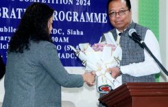 Puhpa M. Laikaw, Hon’ble CEM, MADC ta Mizoram Cleanliness Competition 2024 2nd Position Celebration Programme hmâkhei